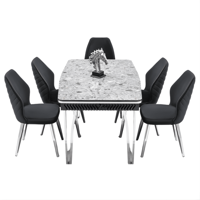 Arte Dining Room Furniture Arte 6-Seater Dining Room Set