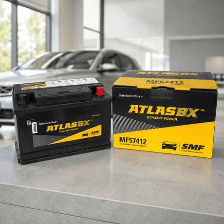 Atlas Automotive Batteries AtlasBX Calcium Plus+ 12V 74Ah 15-Plate Maintenance-Free Car Battery - MF57412