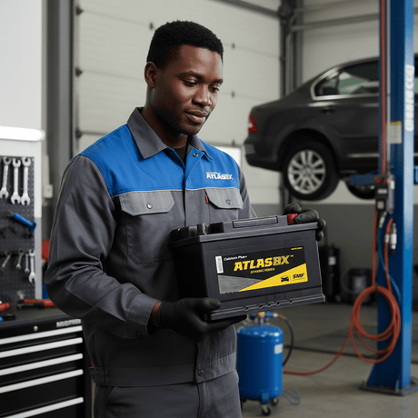 Atlas Automotive Batteries AtlasBX Calcium Plus+ 12V 74Ah 15-Plate Maintenance-Free Car Battery - MF57412