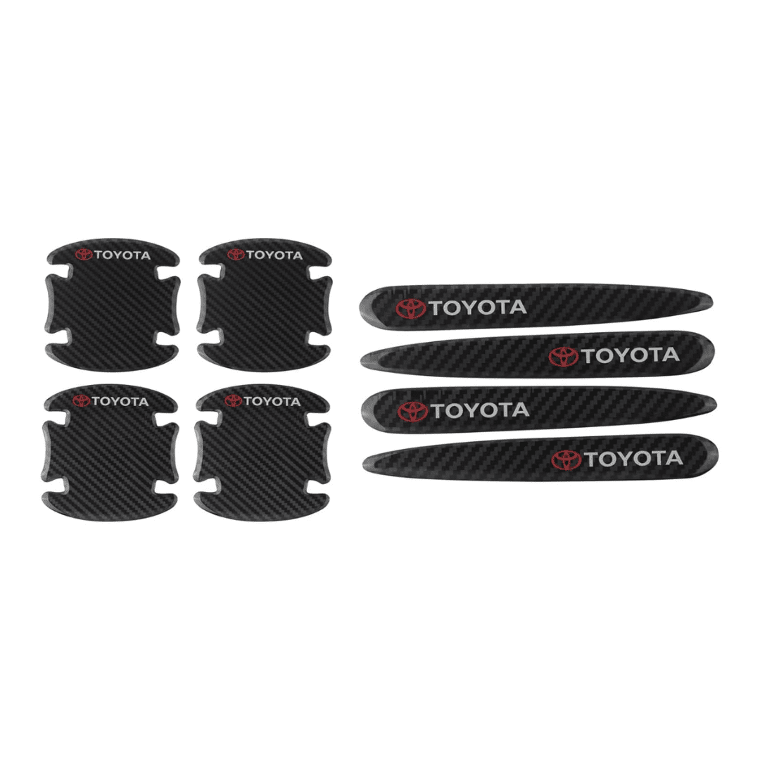 Auto Supply Master Body Accent Accessories 3D Carbon Fiber Car Model Logo Anti Scratch Door Handle Stickers | BF
