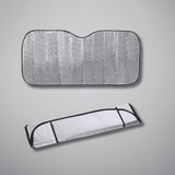 Auto Supply Master Sun Protection & Accessories Metallic Foldable Car Windshield Reflective Shades - 60 x 130cm | BF