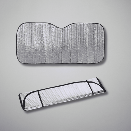 Auto Supply Master Sun Protection & Accessories Metallic Foldable Car Windshield Reflective Shades - 60 x 130cm | BF