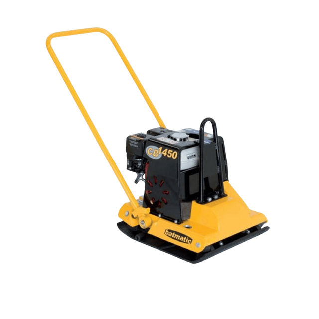 Batmatic Construction Equipment Batmatic 95kg Forward Plate Compactor 16kN with Honda GX160 4.8HP Gasoline Engine & 500mm Plate - CBH1450