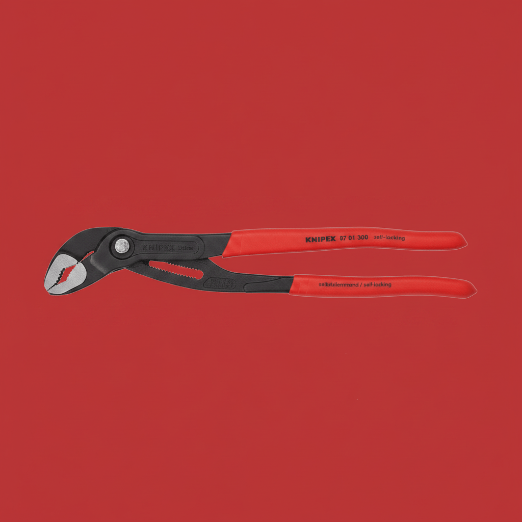 Knipex Water Pump Pliers (Alligator) – Red/Blue Grips (250mm, 300mm, 400mm)