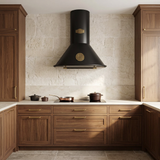 Black Belle Epoque hood in a premium kitchen