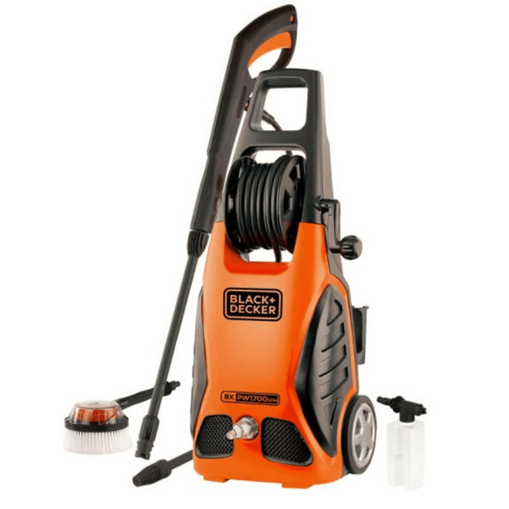 Black & Decker Pressure Washer Black & Decker 130 Bar Electric Pressure Washer 1700W with Rotary Cleaning Brush - PW1700SPM