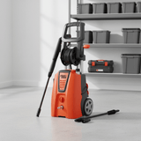 Black & Decker Pressure Washer Black & Decker 150 Bar Electric Pressure Washer 2100W with Induction Motor - PW2100WR