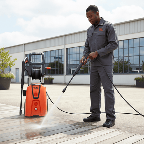 Black & Decker Pressure Washer Black & Decker 150 Bar Electric Pressure Washer 2100W with Induction Motor - PW2100WR