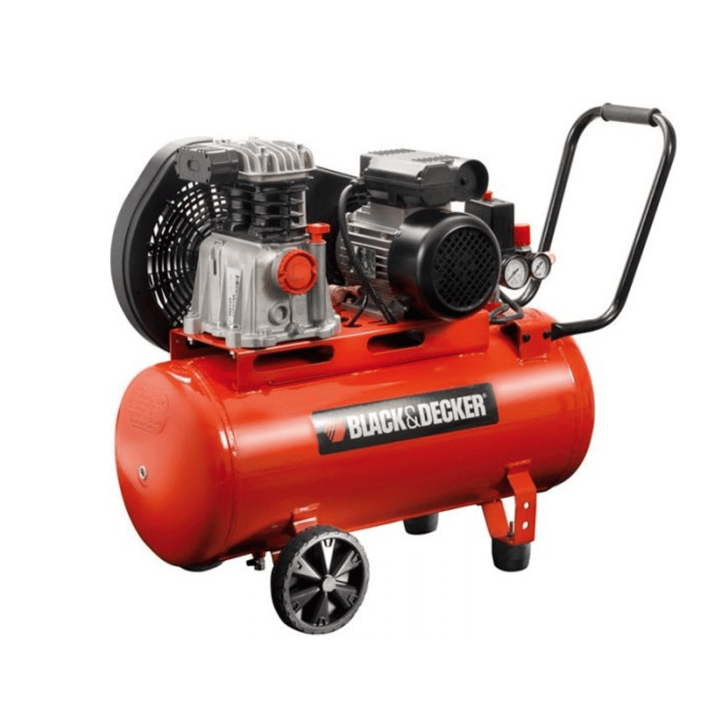 Black & Decker Compressor & Air Tool Accessories Black & Decker 50L Belt-Driven Air Compressor with 2HP Motor, 10 Bar Pressure & 250L/min Air Delivery - CP50/2