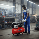 Black & Decker Compressor & Air Tool Accessories Black & Decker 50L Belt-Driven Air Compressor with 2HP Motor, 10 Bar Pressure & 250L/min Air Delivery - CP50/2