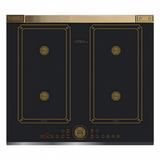 Black Kaiser Art Deco induction hob on white