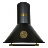 Black Kaiser Belle Epoque cooker hood on white