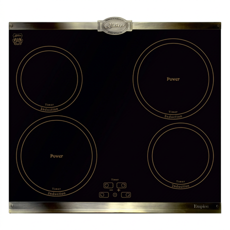 Black Kaiser Empire 60cm induction hob on white
