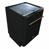 Black Kaiser Empire dishwasher on white