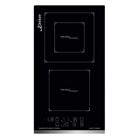 Black Kaiser Grand Chef 30cm ceramic hob on white