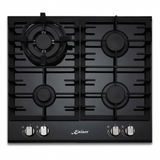 Black Kaiser Grand Chef Turbo 60cm gas hob on white