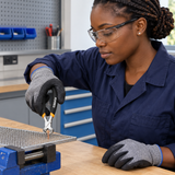Black technician using the Coofix mini end-cutting pliers