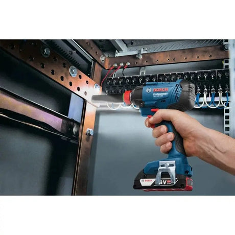 Bosch Drill Bosch 1/2" Cordless Impact Driver/Wrench 18V 2.0Ah With Two Batteries  - GDX180-LI