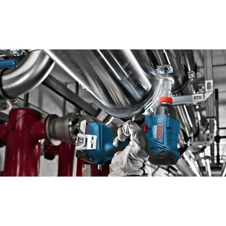Bosch Drill Bosch 1/2" Cordless Impact Driver/Wrench 18V 2.0Ah With Two Batteries  - GDX180-LI