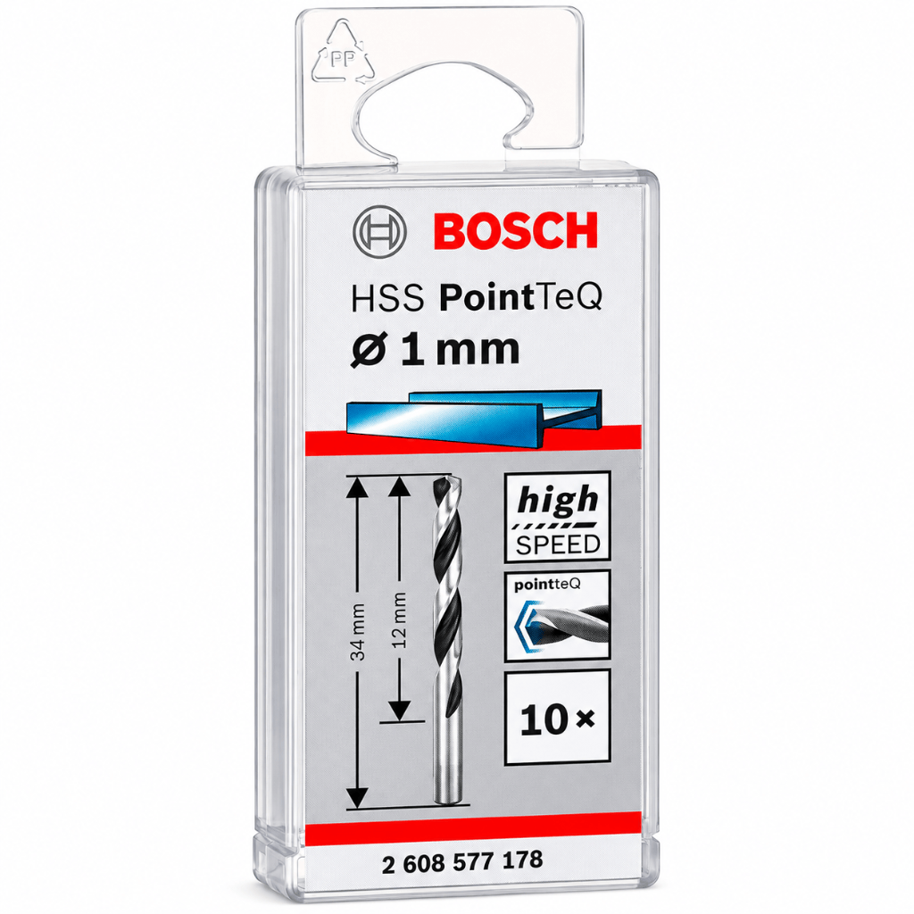 Bosch Drill Bits Bosch 10 Pieces HSS Twist Drill Bit Set - Pointeq Series