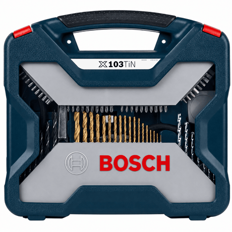Bosch Drill Bits Bosch 103 Pieces X-Line Titanium Drill & Screwdriver Bit Set for Wood, Masonry & Metal – 2607017395