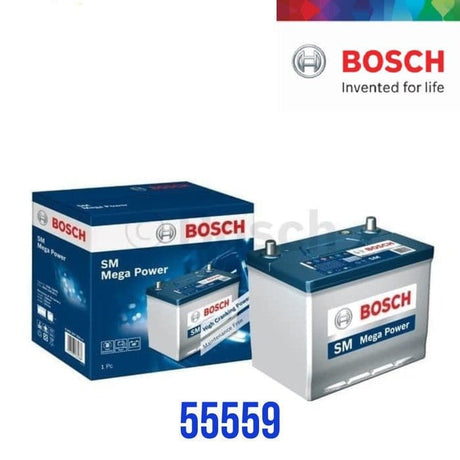 Bosch Automotive Batteries Bosch 13 Plate SM Mega Power Car Battery 55AH - 55559