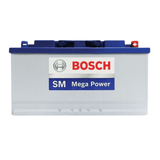 Bosch Automotive Batteries Bosch 19 Plate SM Mega Power Car Battery 100AH - 60044