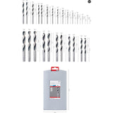 Bosch Drill Bits Bosch 25 Pieces Point-TEQ HSS Drill Bit 1-13mm - 2608577352