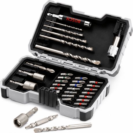 Bosch Drill Bits Bosch 35 Pieces Concrete Drill & Screwdriver Bit Set CYL-3 – 2607017326