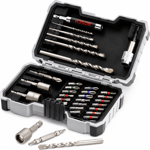 Bosch Drill Bits Bosch 35 Pieces Concrete Drill & Screwdriver Bit Set CYL-3 – 2607017326