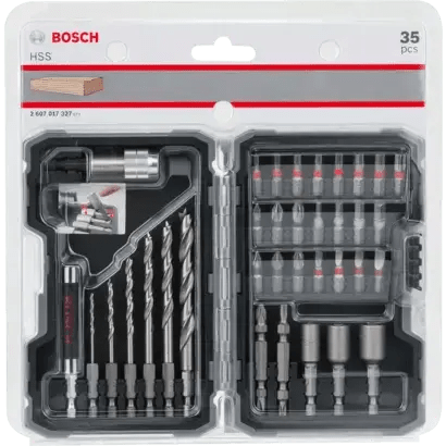 Bosch Drill Bits Bosch 35 Pieces Extra Hard Drill & Screw Bits Set For Wood