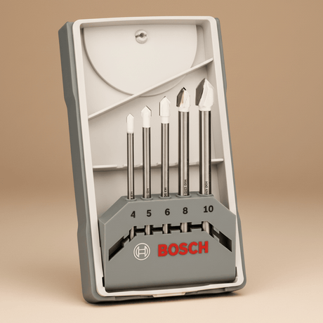 Bosch Drill Bits Bosch 5 Pieces Ceramic Tile Drill Bit Set CYL 9 - 2608587169