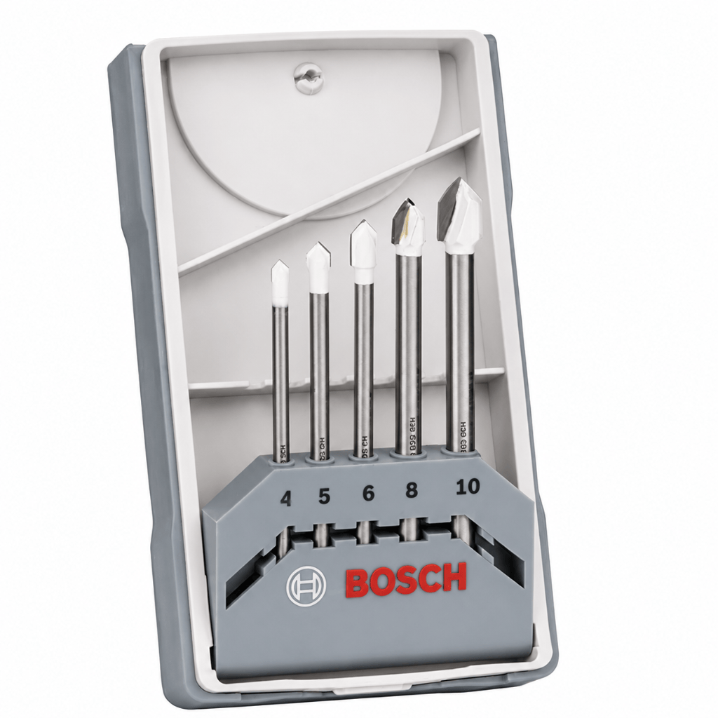 Bosch Drill Bits Bosch 5 Pieces Ceramic Tile Drill Bit Set CYL 9 - 2608587169
