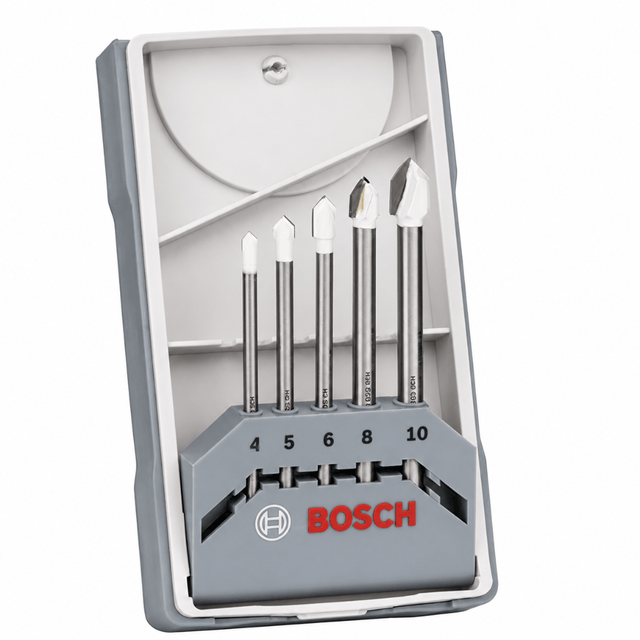 Bosch Drill Bits Bosch 5 Pieces Ceramic Tile Drill Bit Set CYL 9 - 2608587169