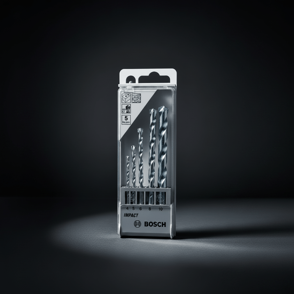 Bosch Drill Bits Bosch 5 Pieces Masonry Drill Bit Set CYL 1 - 2608590090