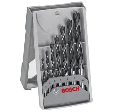 Bosch Router Bits Bosch 7 Pieces Brad Point Wood Drill Bit Set  - 2607017034