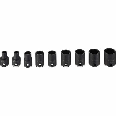 Bosch Sockets & Hex Keys Bosch 9 Pieces 30mm Deep Impact Socket Set - 2608551098