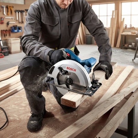 Bosch Circular Saw Bosch Circular Saw 1300W, 184 mm Blade - GKS 130