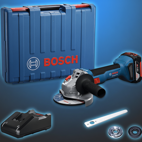 Bosch Grinder Bosch Cordless Angle Grinder 18V, 125 mm Disc, 11,000 RPM - GWS 18V-8