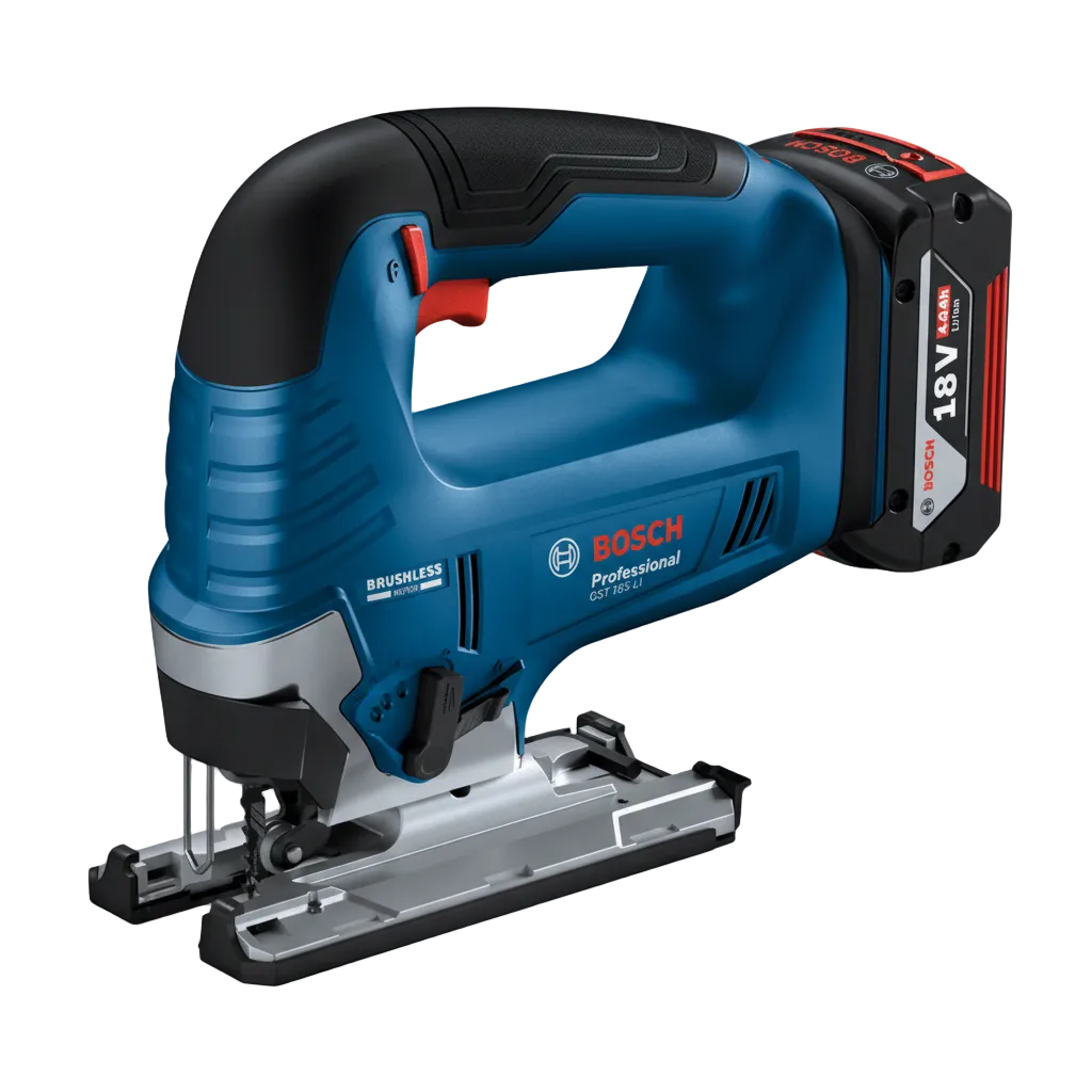 Bosch Jigsaw Bosch Cordless Jigsaw 18V, Brushless Motor, Variable Speed - GST 185-LI