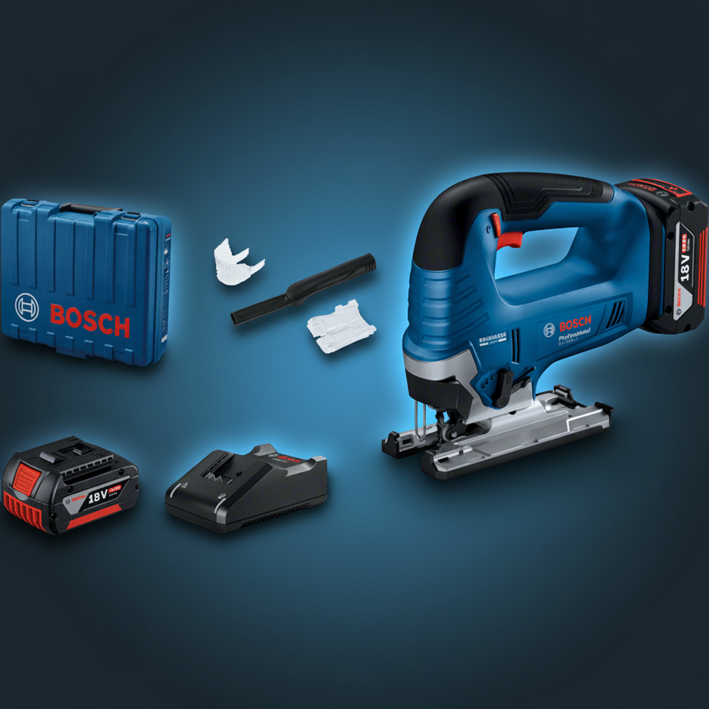 Bosch Jigsaw Bosch Cordless Jigsaw 18V, Brushless Motor, Variable Speed - GST 185-LI