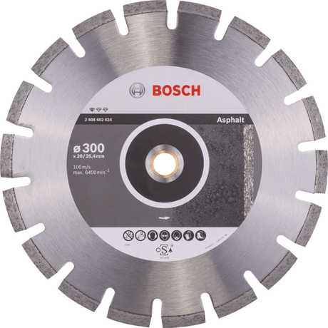 Bosch Grinding & Cutting Wheels Bosch Diamond Cutting Disc for Asphalt – Standard Series
