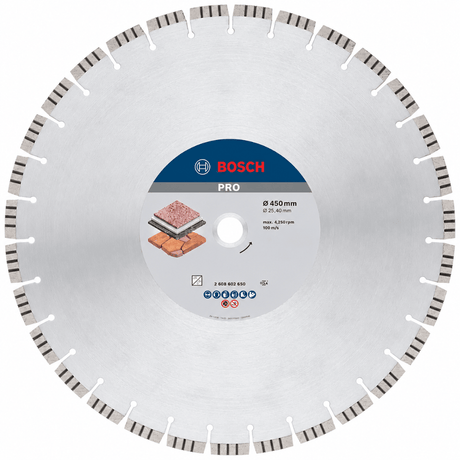 Bosch Grinding & Cutting Wheels Bosch PRO Stone Diamond Cutting Disc 350mm – 2608602648