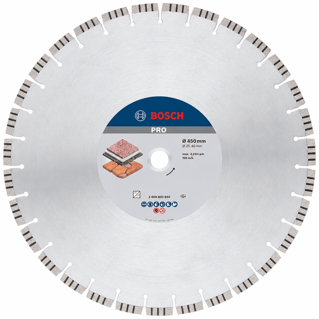 Bosch Grinding & Cutting Wheels Bosch PRO Stone Diamond Cutting Disc 350mm – 2608602648