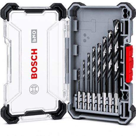 Bosch Drill Bits Bosch Professional 8 Pieces HSS-G Impact Metal Drill Bit Set 2–10mm – 2608577146