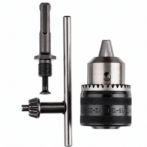 Bosch Chuck Keys & Specialty Accessories Bosch SDS-Plus Adapter with 13mm Keyed Drill Chuck Set – 2607000982