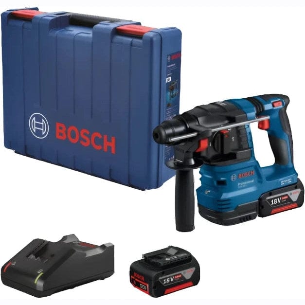 Bosch Drill Bosch SDS-Plus Cordless Rotary Hammer 18V 4.0Ah With Two Batteries  - GBH 185-LI