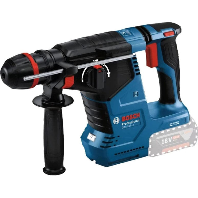 Bosch Drill Bosch SDS-Plus Cordless Rotary Hammer 18V 4.0Ah With Two Batteries  - GBH 187-LI