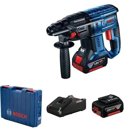 Bosch Drill Bosch SDS-Plus Cordless Rotary Hammer 18V 4.0Ah With Two Batteries  - GBH180-LI