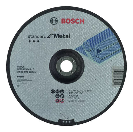 Bosch Grinding & Cutting Wheels Bosch Standard Metal Cutting Disc With Depressed Centre